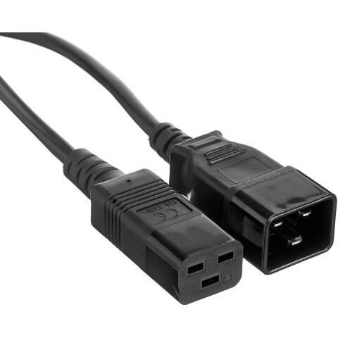 Кабель питания IEC-320-C19 - IEC-320-C20, 3м, Exegate EP280636RUS