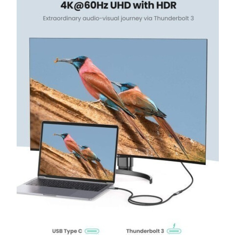 Кабель удлинительный USB Type-C - USB Type-C, 0.5м, UGREEN US372 Black_4