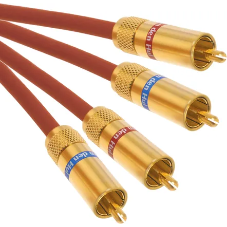 Кабель 2x RCA (M) - 2x RCA (M), 1.5м, Van den Hul The Bay C5 Hybrid B03BA015