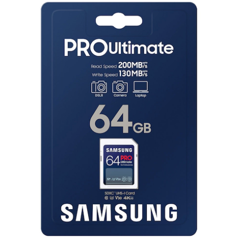 Карта памяти 64Gb SD Samsung PRO Ultimate (MB-SY64S/WW)_0