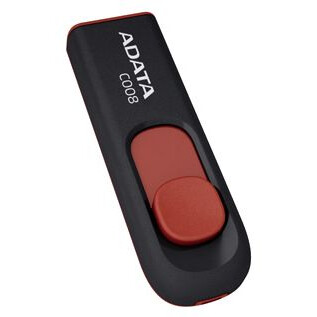 USB Flash накопитель 16Gb ADATA C008 Black/Red
