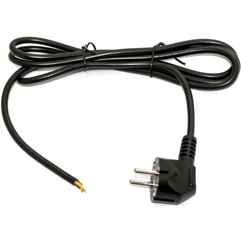 Кабель с вилкой Schuko Hyperline PWC-SHM-OE-1.8-BK