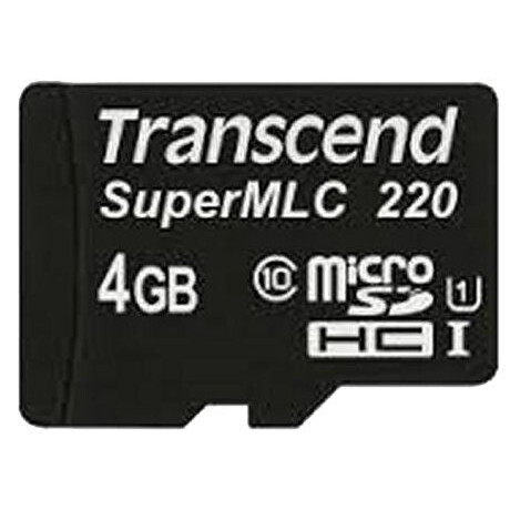 Карта памяти 4Gb MicroSD Transcend Industrial (TS4GUSD220I)
