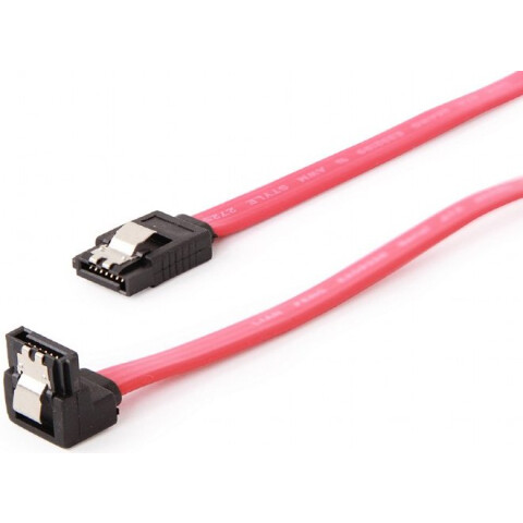 Кабель SATA - SATA, 0.8м Gembird CC-SATAM-DATA90-0.8M
