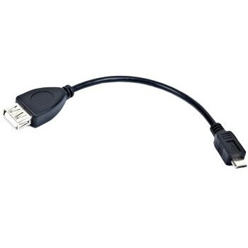 Переходник USB 2.0 A (F) - microUSB B (M), 0.15м, Gembird A-OTG-AFBM-001