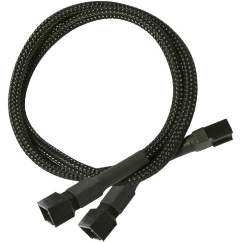 Разветвитель Nanoxia 3-pin - 2x 3-pin Carbon (NX3PY60C)