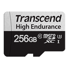 Карта памяти 256Gb MicroSD Transcend + SD адаптер (TS256GUSD350V)_0