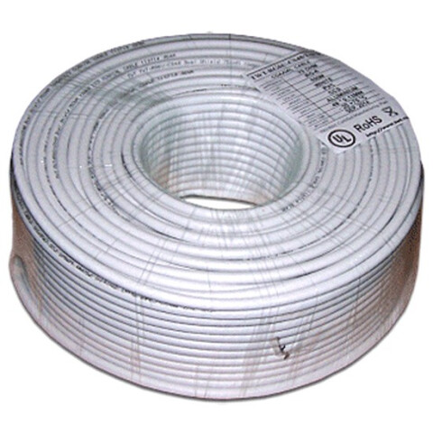 Кабель антенный/коаксиальный 100м, Lanmaster TWT-RG6U-CS48/1-WH_0