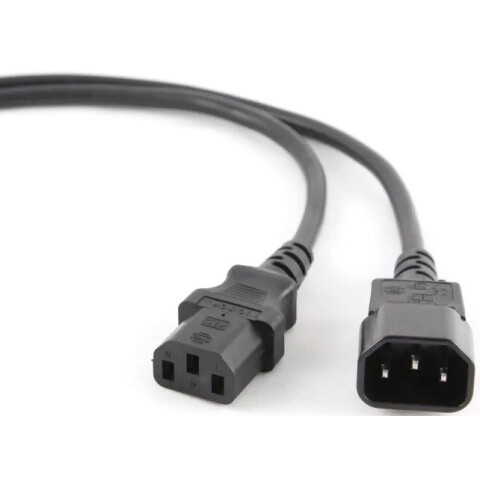 Кабель питания IEC-320-C13 - IEC-320-C14, 3м, Wize CAC6-C13-C14-3M