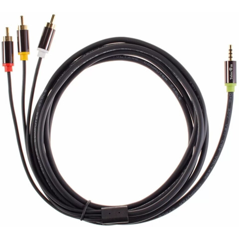 Кабель 3.5 Jack (M) - 3xRCA (M), 3м, Telecom TAV4545M-3M