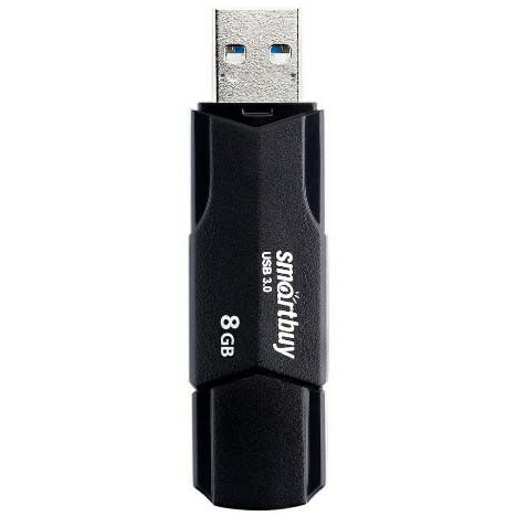 USB Flash накопитель 8Gb SmartBuy Clue Black (SB8GBCLU-K3)_0