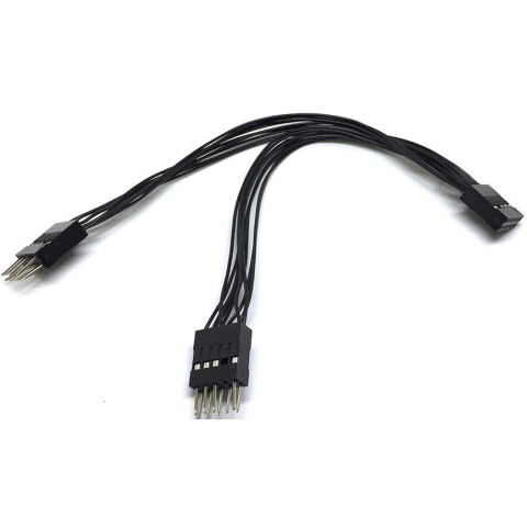 Переходник USB IDC 10pin (F) - 2x IDC 10pin (M), Espada E9pFto29pM_0