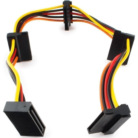 Кабель SATA Power - 4x SATA Power, 0.4м, Gembird CC-SATAMF-03