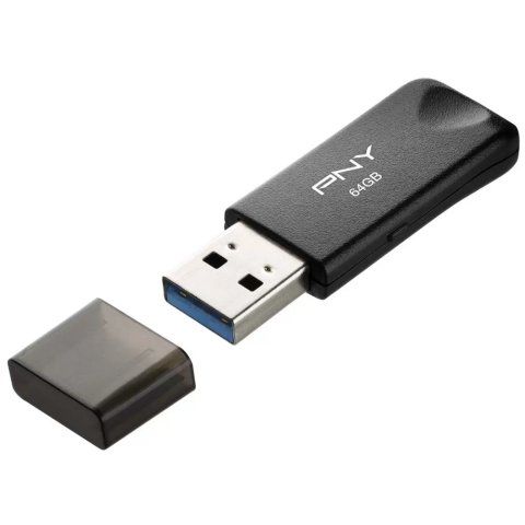 USB Flash накопитель 64Gb PNY Attache Classic USB 3.0 (FD64GATTC30KTRK-EF)_1
