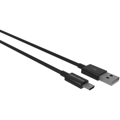 Кабель USB - microUSB, 1м, More Choice K42Sm Black