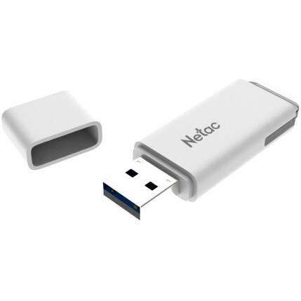 USB Flash накопитель 32Gb Netac U185 USB3.0 White