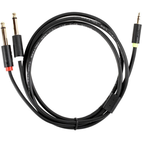 Разветвитель 3.5 Jack (M) - 2x 6.35 Jack (M), 1.5м, Telecom TAV6168-1.5M_0