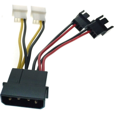 Переходник Molex - 4x 3Pin, Espada e4PINm-4X3pINm_0