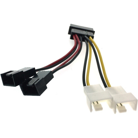 Переходник Molex - 4x 3Pin, Espada e4PINm-4X3pINm_1