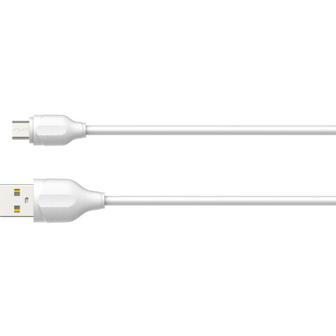 Кабель USB - microUSB, 2м, LDNIO LS372 White
