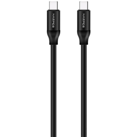 Кабель USB Type-C - USB Type-C, 1м, Harper SCH-770 Black