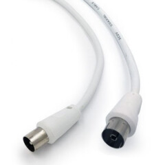 Gembird Coax (M) - (F), 3m (CCV-515-W-3M)_0