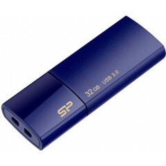 USB Flash накопитель 32Gb Silicon Power Blaze B05 Blue (SP032GBUF3B05V1D)_0