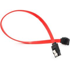 Кабель SATA - SATA, 0.3м, Gembird CC-SATAM-DATA90-0.3M_0