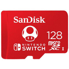 Карта памяти 128Gb MicroSD SanDisk Nintendo Switch (SDSQXAO-128G-GNCZN)_0