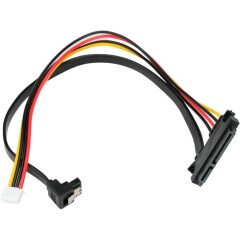 Кабель SATA + Molex - SATA (7+15-pin), 0.3м, Cablexpert CC-XH2.54-SATAL-30CM_2