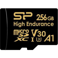 Карта памяти 256Gb MicroSD Silicon Power Golden High Endurance + SD адаптер (SP256GBSTXDV3V1HSP)_1