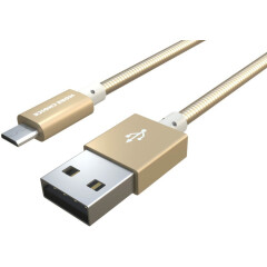 Кабель USB - microUSB, 1м, More Choice K31m Gold_1