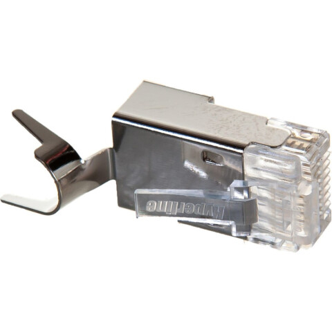 Коннектор RJ-45 Hyperline PLUG-8P8C-UV-C6-TW-SH-10