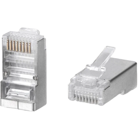 Коннектор RJ-45 WRline WR-8P8C-5E-SH, 100 Шт