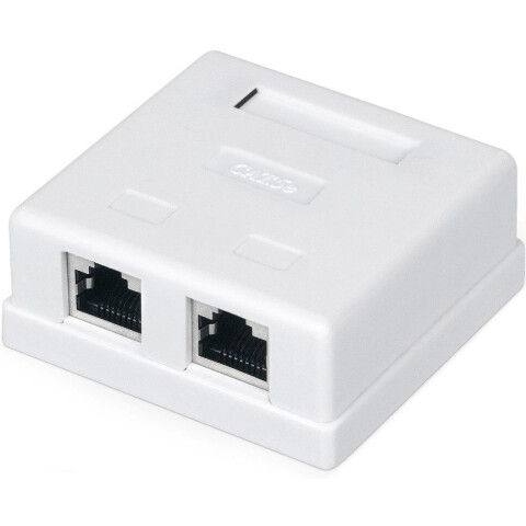 Розетка RJ-45 WRline WR-WS-8P8C-C5E-SH-2