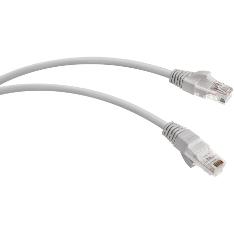 Патч-корд WRline WR-PC-RJ45-UTP-5E-0.3-GY, 0.3м