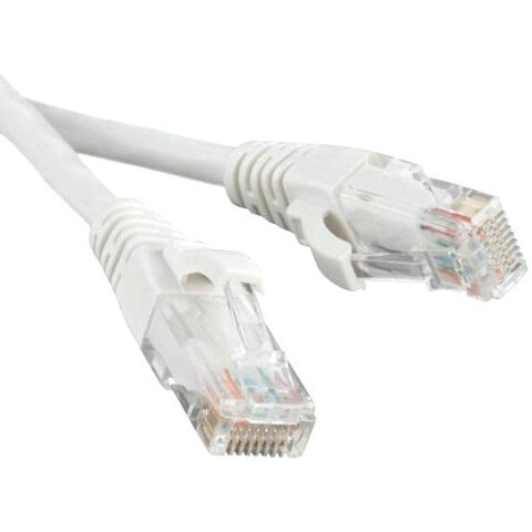 Патч-корд Hyperline PC-LPM-UTP-RJ45-RJ45-C5e-5M-LSZH-WH, 5м