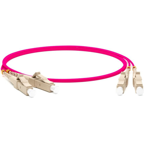 Патч-корд Hyperline FC-D2-504-LC/PR-LC/PR-H-15M-LSZH-MG, 15м