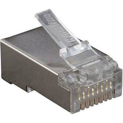 Коннектор RJ-45 Hyperline PLUG-8P8C-U-C6-SH-100