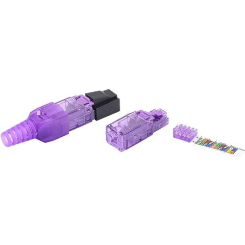 Разъём RJ-45 Hyperline PLUD-8P8C-S-C6-VL