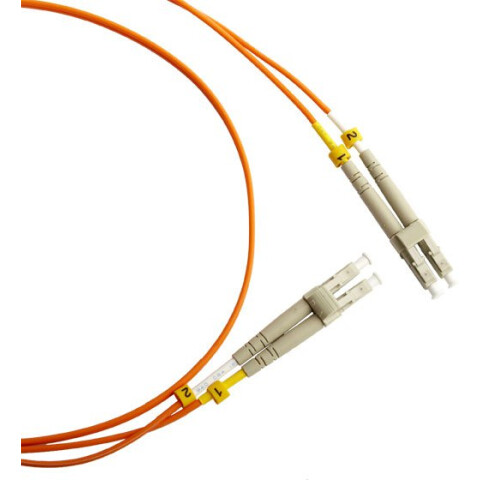 Патч-корд Hyperline FC-D2-50-LC/PR-LC/PR-H-5M-LSZH-OR (FC-50-LC-LC-PC-5M), 5м