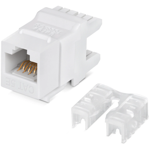 Модуль RJ-45 Lanmaster NTSS-KJ-UTP-RJ45-5E-180-WT