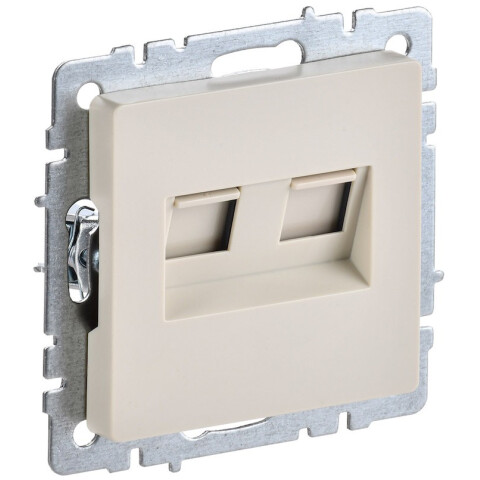 Розетка RJ-45 IEK BRITE BR-K20-1-K10