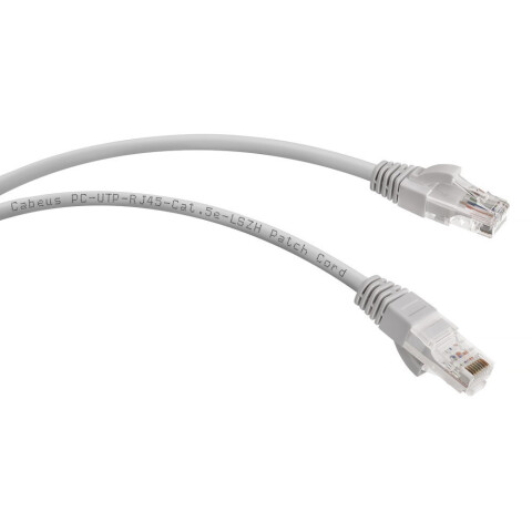 Патч-корд Cabeus PC-UTP-RJ45-Cat.5e-0.5m, 0.5м