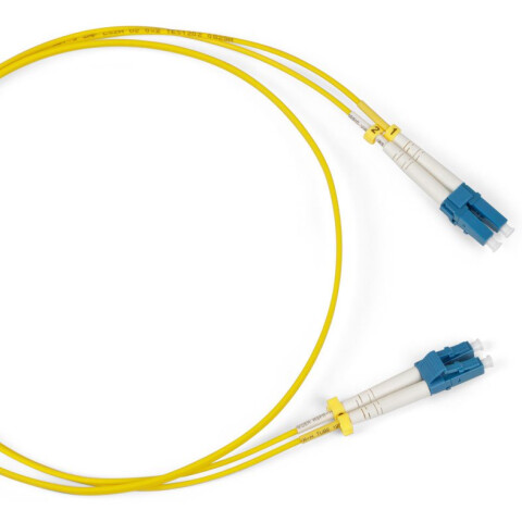 Патч-корд Hyperline FC-D2-9-LC/UR-LC/UR-H-50M-LSZH-YL, 50м