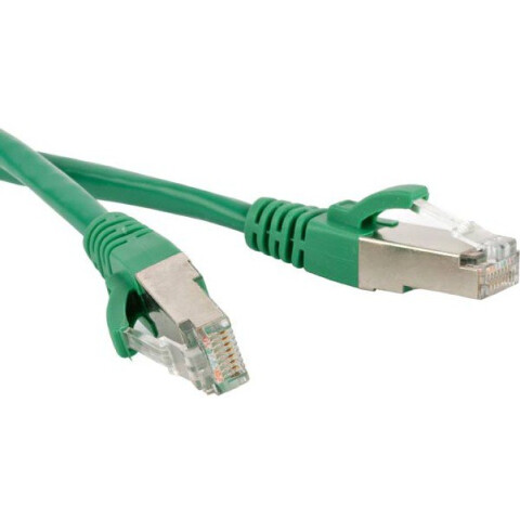 Патч-корд Hyperline PC-LPM-STP-RJ45-RJ45-C5e-2M-LSZH-GN, 2м