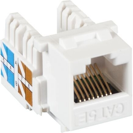 Вставка RJ-45 NETLAN EC-UKJ-UD2-WT-10