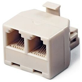 Разветвитель Gembird 1x RJ-45 - 2x RJ-45 (US-12)