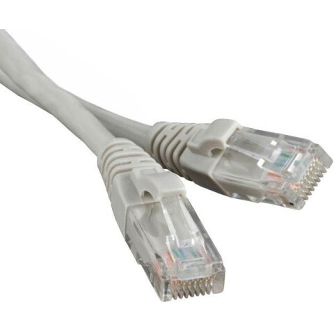 Патч-корд Hyperline PC-LPM-STP-RJ45-RJ45-C5e-1.5M-LSZH-GY, 1.5м