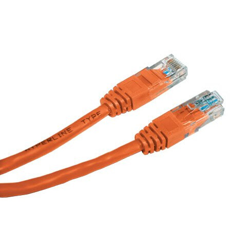 Патч-корд Hyperline PC-LPM-UTP-RJ45-RJ45-C5e-3M-LSZH-OR, 3м